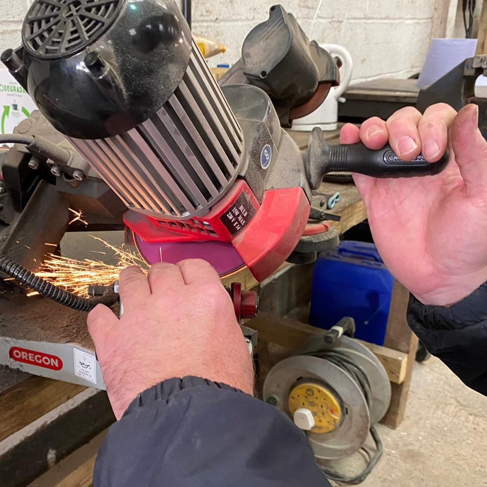 Chainsaw Chain Sharpening